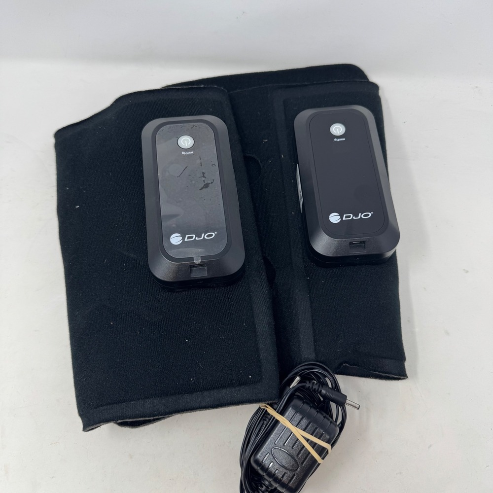 VenaGo Portable DVT Compression Therapy System Calf Cuffs Wireless Pair Black